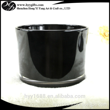 opaque black candle containers candle jar for 3 wick candles